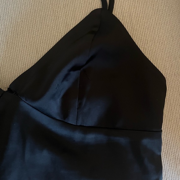 Garage Black Satin Tank Top - Picture 3 of 4